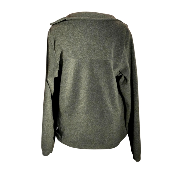 Columbia Sportwear Fleece Jacket Gray Full Zip Closure Women size S - Picture 4 of 14